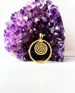 1/3/10 Pieces Dynamic Spiral Brass Pendant