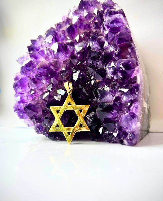 1/3/10 Pieces Star of David Brass Pendant