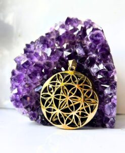 1/3/10 Pieces Big Floral Latticework Brass Pendant