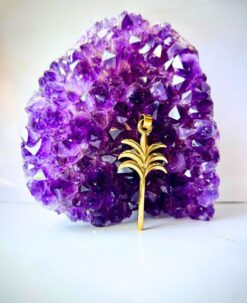 1/3/10 Pieces Stylized Palm Leaf Brass Pendant