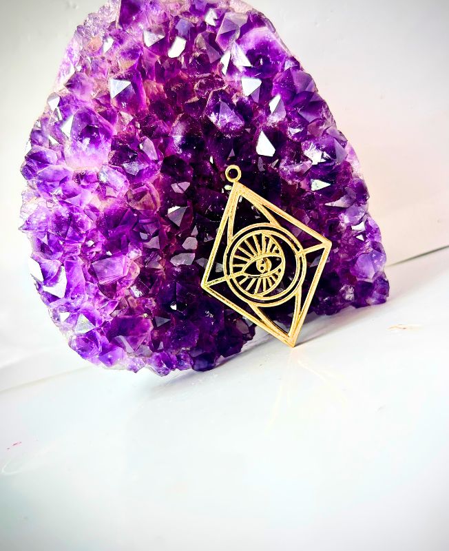 1/3/10 Pieces Esoteric Charm Brass Pendant