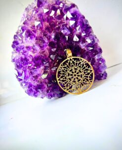 1/3/10 Pieces Intricate Mandala Brass Pendant
