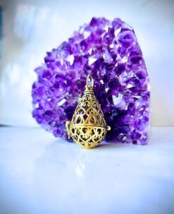 1/3/10 Pieces Cage Filigree Cutout Brass Pendant