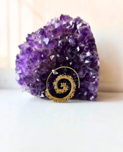 5/20 Pairs Circular Spiral Filigree Brass Earrings