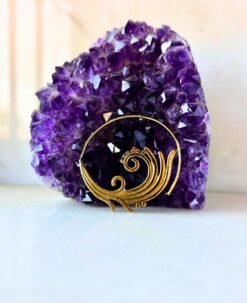 5/20 Pairs Swirl Filigree Hoop Brass Earrings