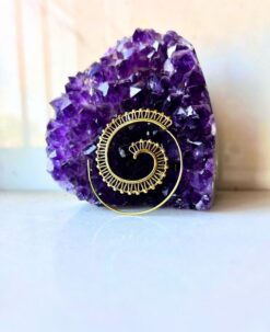 5/20 Pairs Ancient Spiral Filigree Brass Earrings