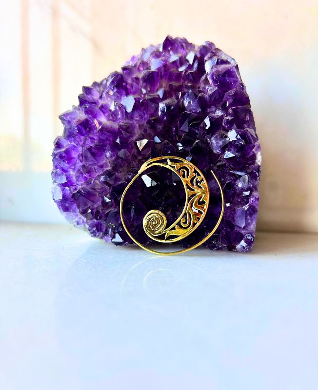 5/20 Pairs Combination Swirl Filigree Brass Earrings