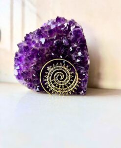 5/20 Pairs Elegant Spiral Filigree Brass Earrings