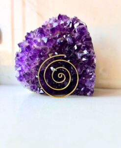 5/20 Pairs Flowing Spiral Filigree Brass Earrings