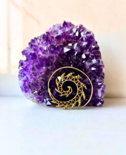 5/20 Pairs Tribal Swirl Filigree Brass Earrings