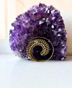 5/20 Pairs Wire Coiled Spiral Brass Earrings