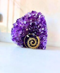 5/20 Pairs Exquisite Spiral Hoop Brass Earrings