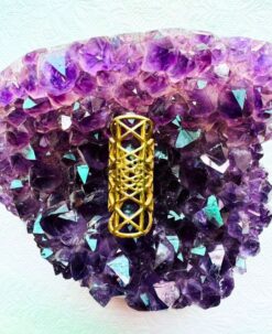 Architectural Brass Dreadlock Bead