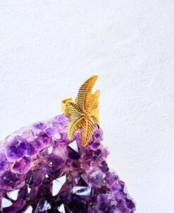 5/20 Pieces Starfish Adjustable Brass Ring