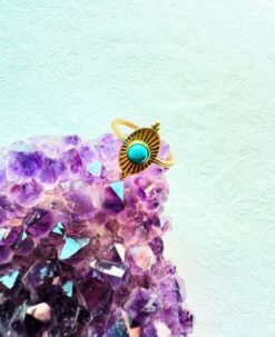 5/20 Pieces Eye of Protection Brass Ring