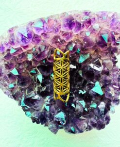 Petal Craved Brass Dreadlock Bead