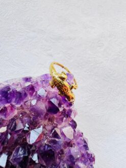 5/20 Pieces Crocodile Design Brass Ring