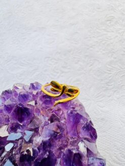 5/20 Pieces Dragonfly Bypass Brass Ring