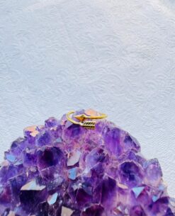 5/20 Pieces Arrow Spiral Brass Ring