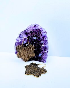 5/20 Pairs Symmetry Geometric Hoop Brass Earrings