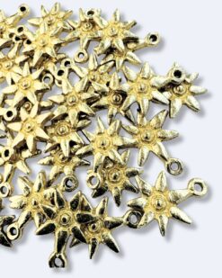 Sun Shape Brass Charms