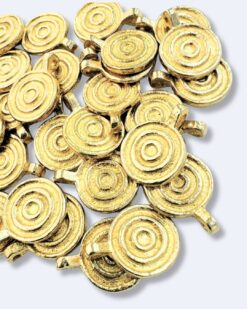 Big Spiral Brass Charms