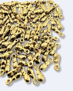 Mini Organic Brass Charms