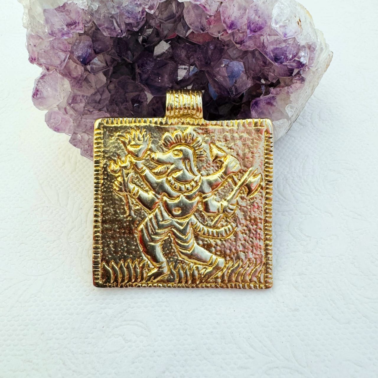 Folklore Brass Pendant
