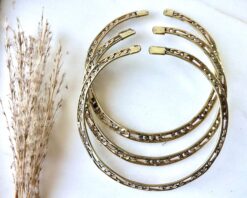 Embedded Chain Detail Brass Choker Set