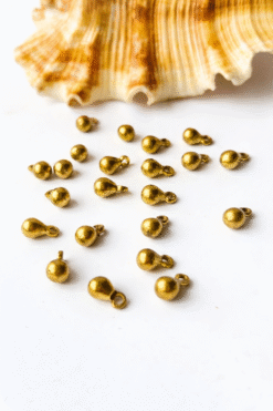 9MM Drop Brass Charms