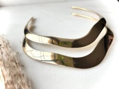 Sculpted Horizon Brass Choker Set