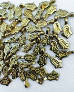 Hamsa Hand Brass Charms